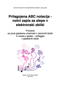 Prilagojena ABC notacija - naslovnica